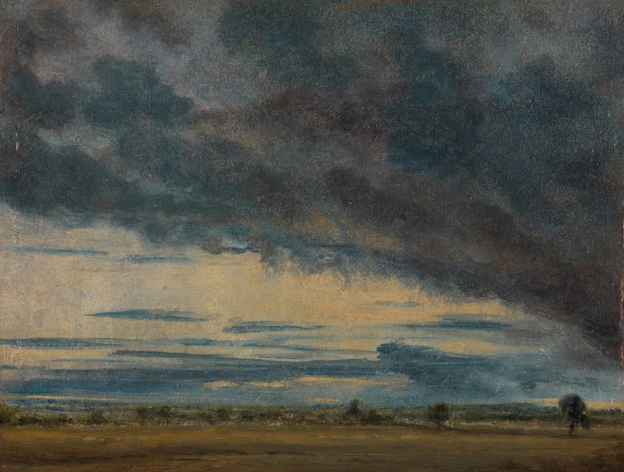 Molnstudie, ca. 1821. av John Constable