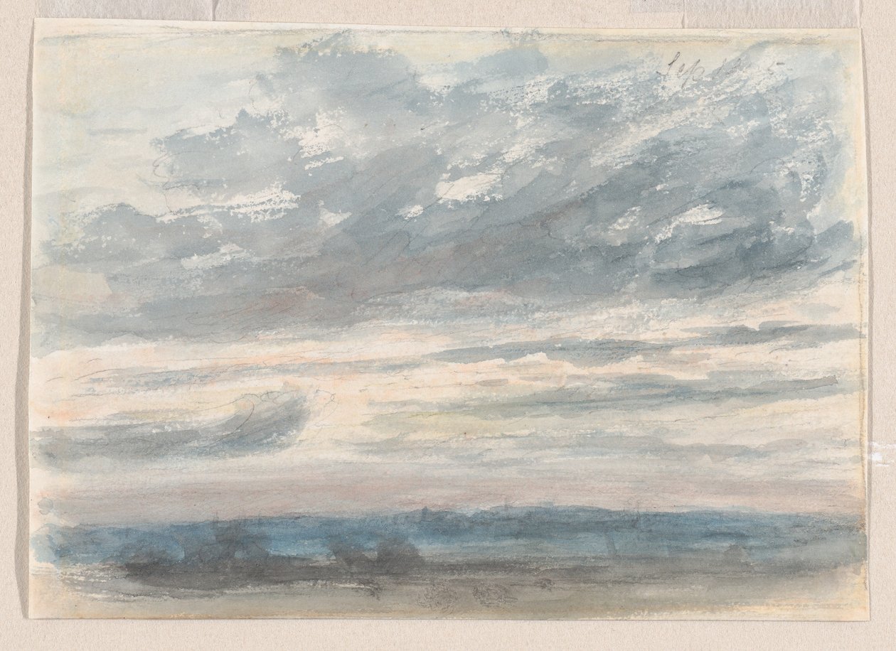 Molnstudie av John Constable