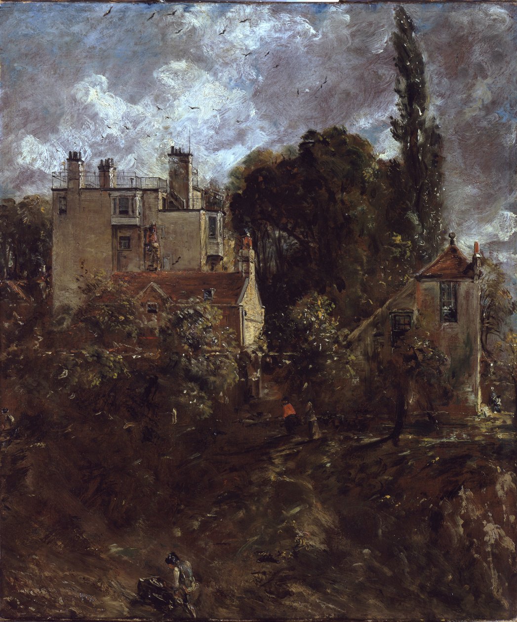 Amiralens hus i Hampstead, kallat "The Grove" av John Constable
