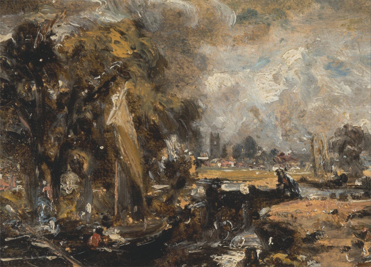 Dedham Lock av John Constable