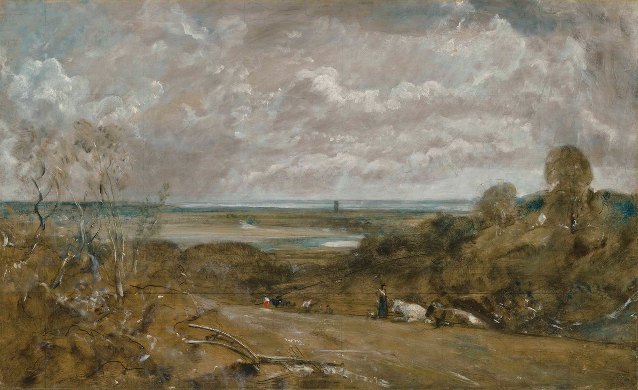 Dedham från Langham av John Constable