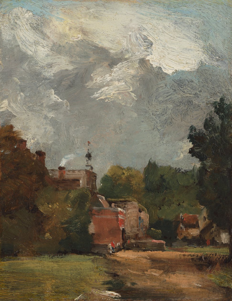 Östra Bergholtskyrkan av John Constable