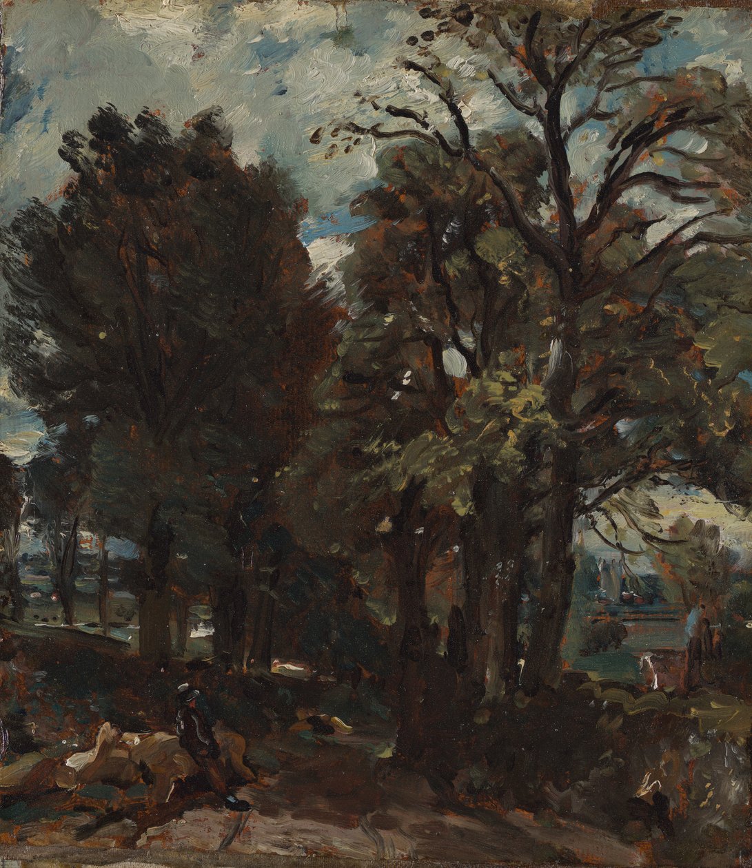 Fen Lane, Östra Bergholt av John Constable