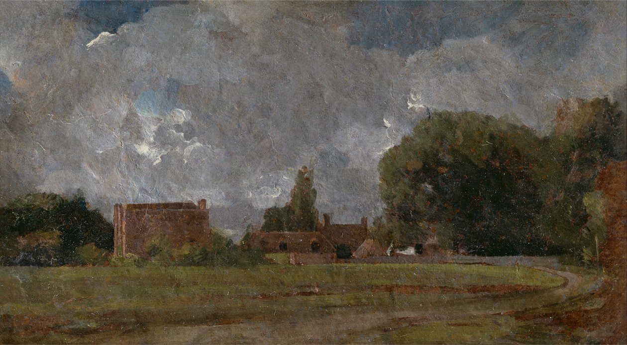 Guldkonstapelns hus, Östra Bergholt - Konstnärens födelseplats av John Constable