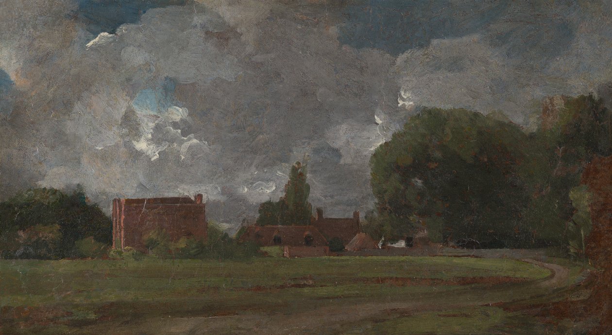 Guldkonstapelns hus, Östra Bergholt: Konstnärens födelseplats av John Constable