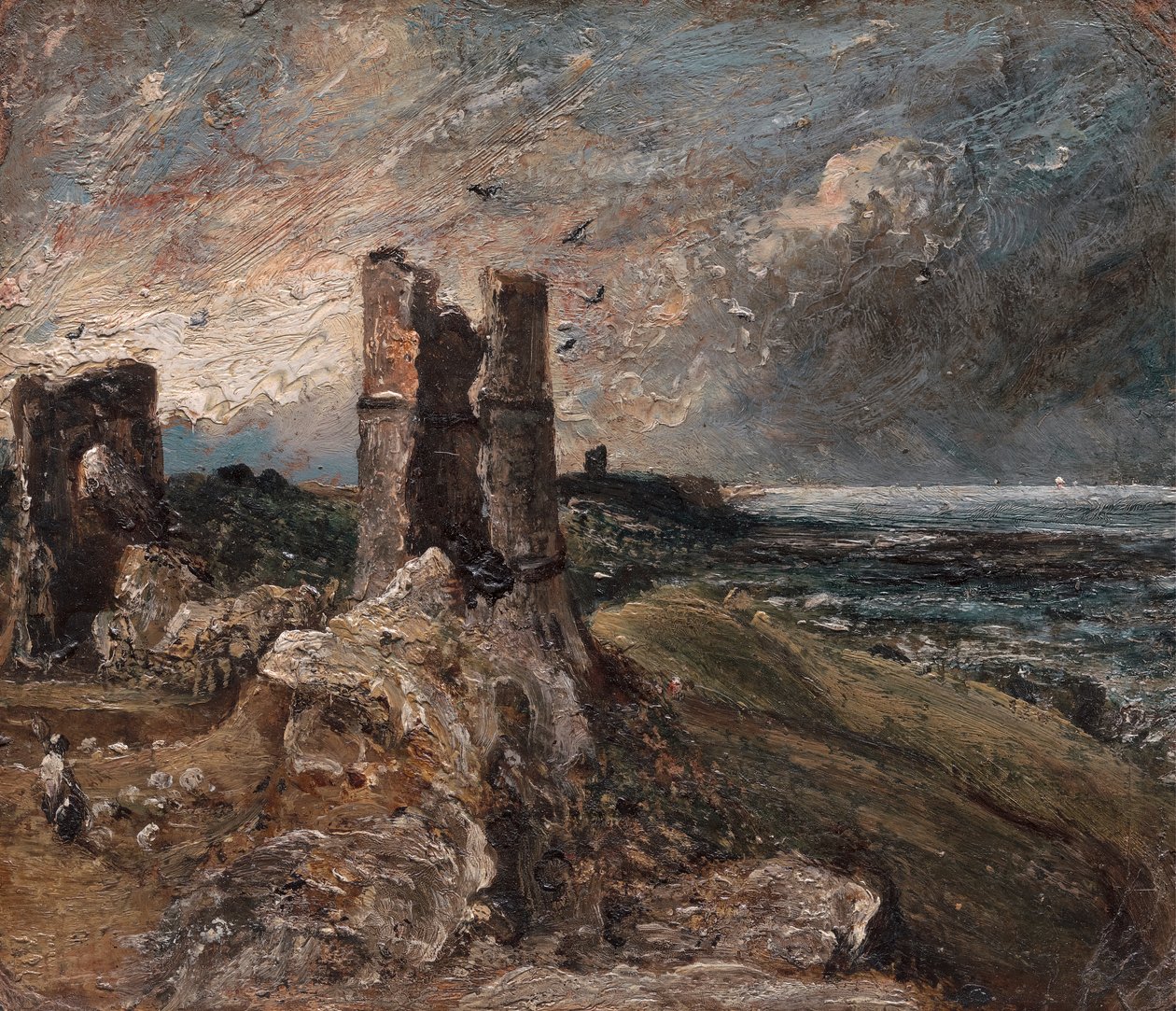 Hadleigh Castle, 1828 till 1829. av John Constable