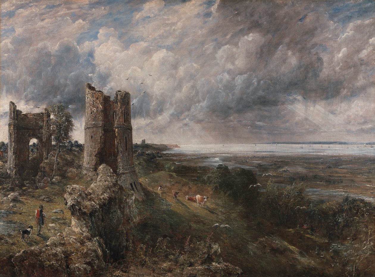 Hadleigh Castle, Themsens mynning - morgon efter en stormig natt av John Constable