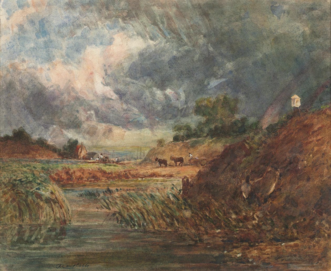 Hampstead Heath, 1800-talet. av John Constable