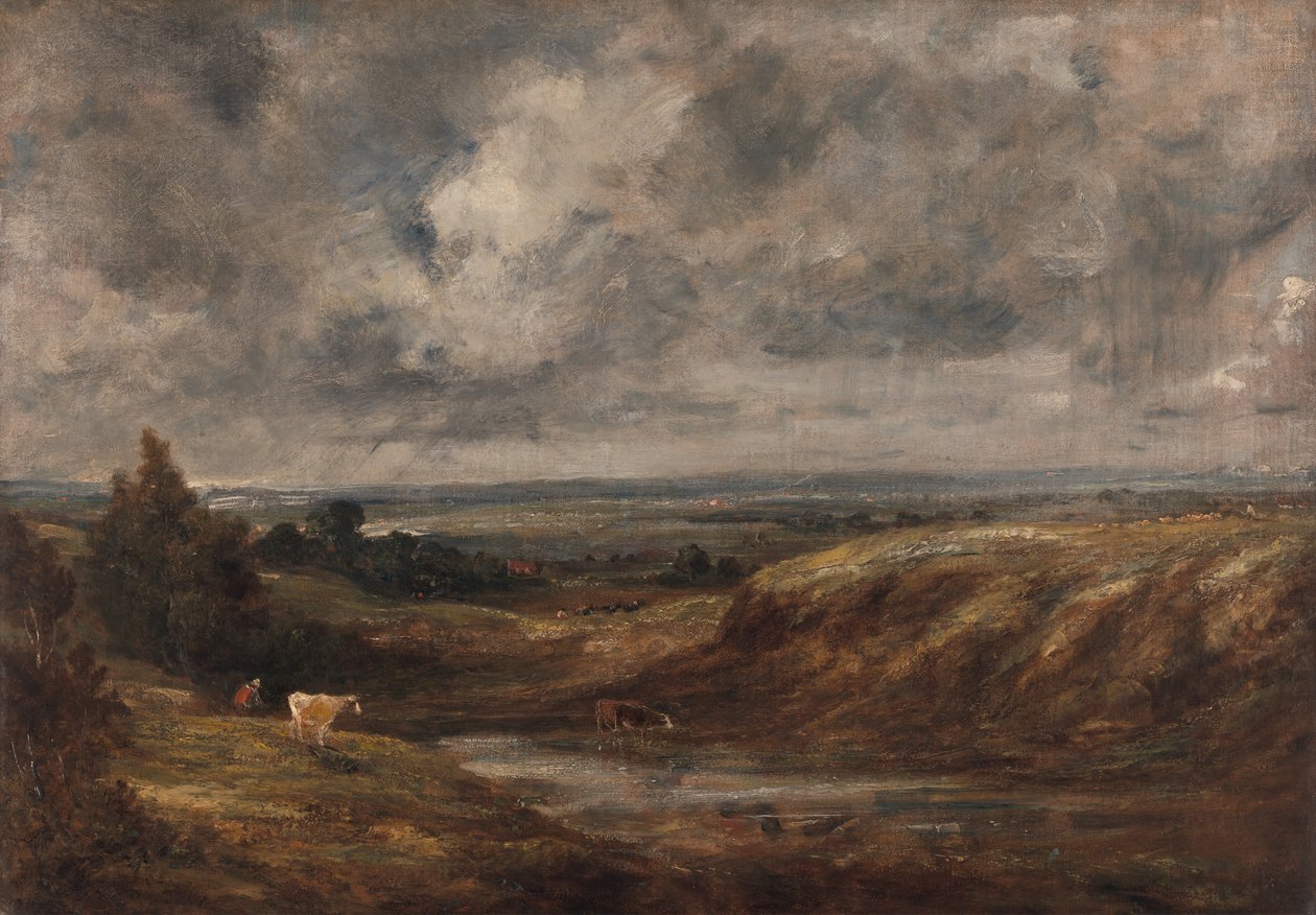 Hampstead Heath, 1825 till 1830. av John Constable