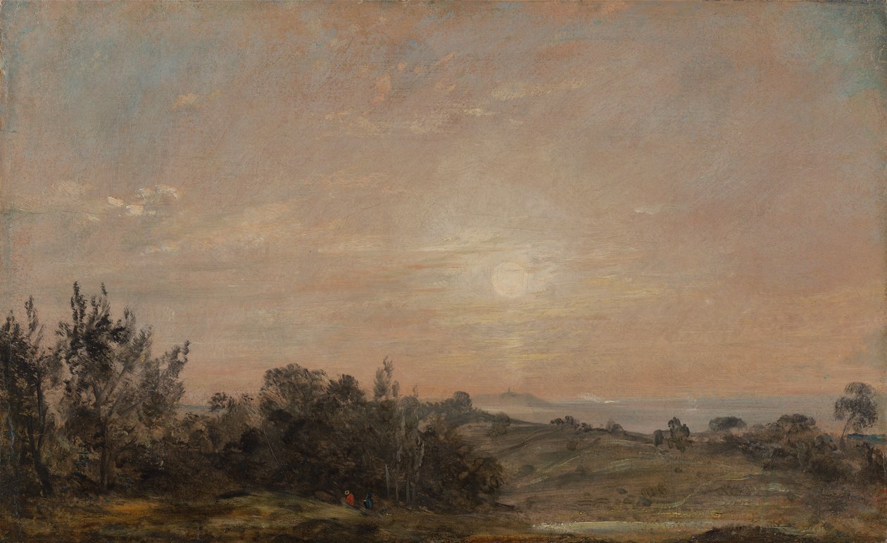Hampstead Heath mot Harrow av John Constable