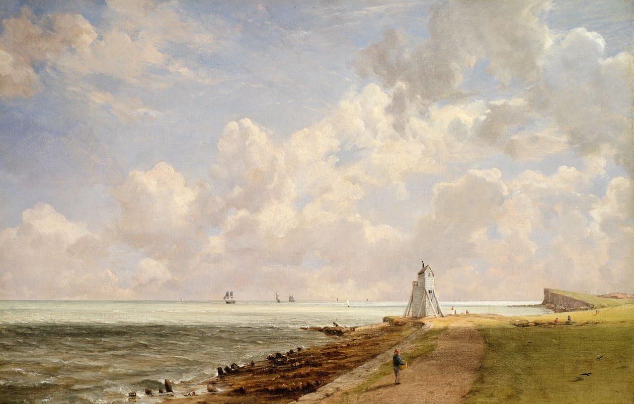 Harwich Lighthouse (olja på duk) av John Constable