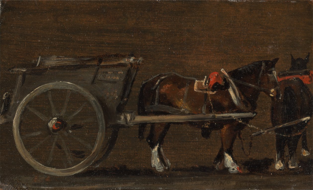 Häst och vagn, ca. 1814. av John Constable