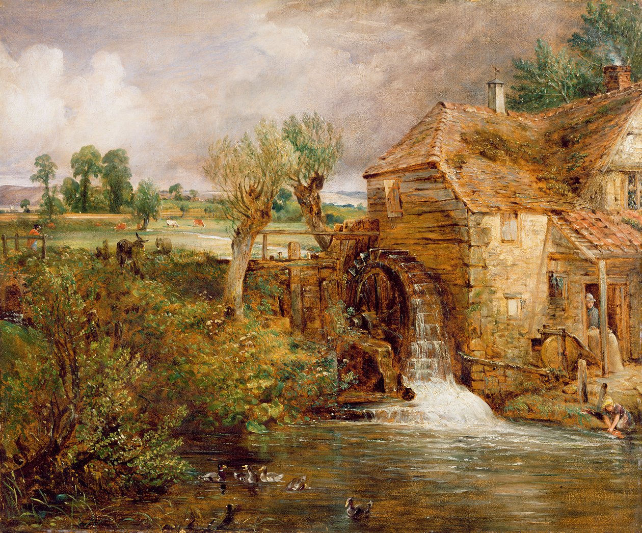 Bruk i Gillingham, Dorset av John Constable