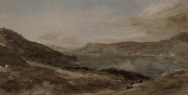 PD.77-1950 Windermere, ca 1806 (akvarell) av John Constable