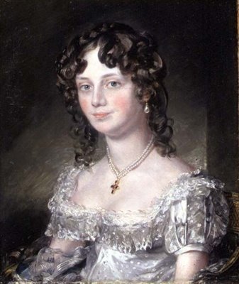 Porträtt av Mrs Mary Fisher, hustru till John Fisher, ärkediakon av Berkshire, 1816 (se 74982) av John Constable