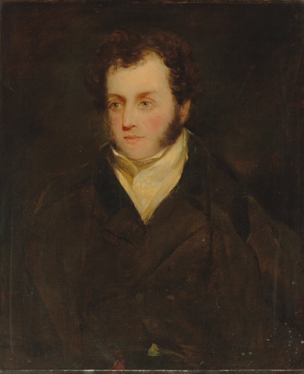 Porträtt av en gentleman, traditionellt identifierad som Lancelot Archer-Burton av John Constable