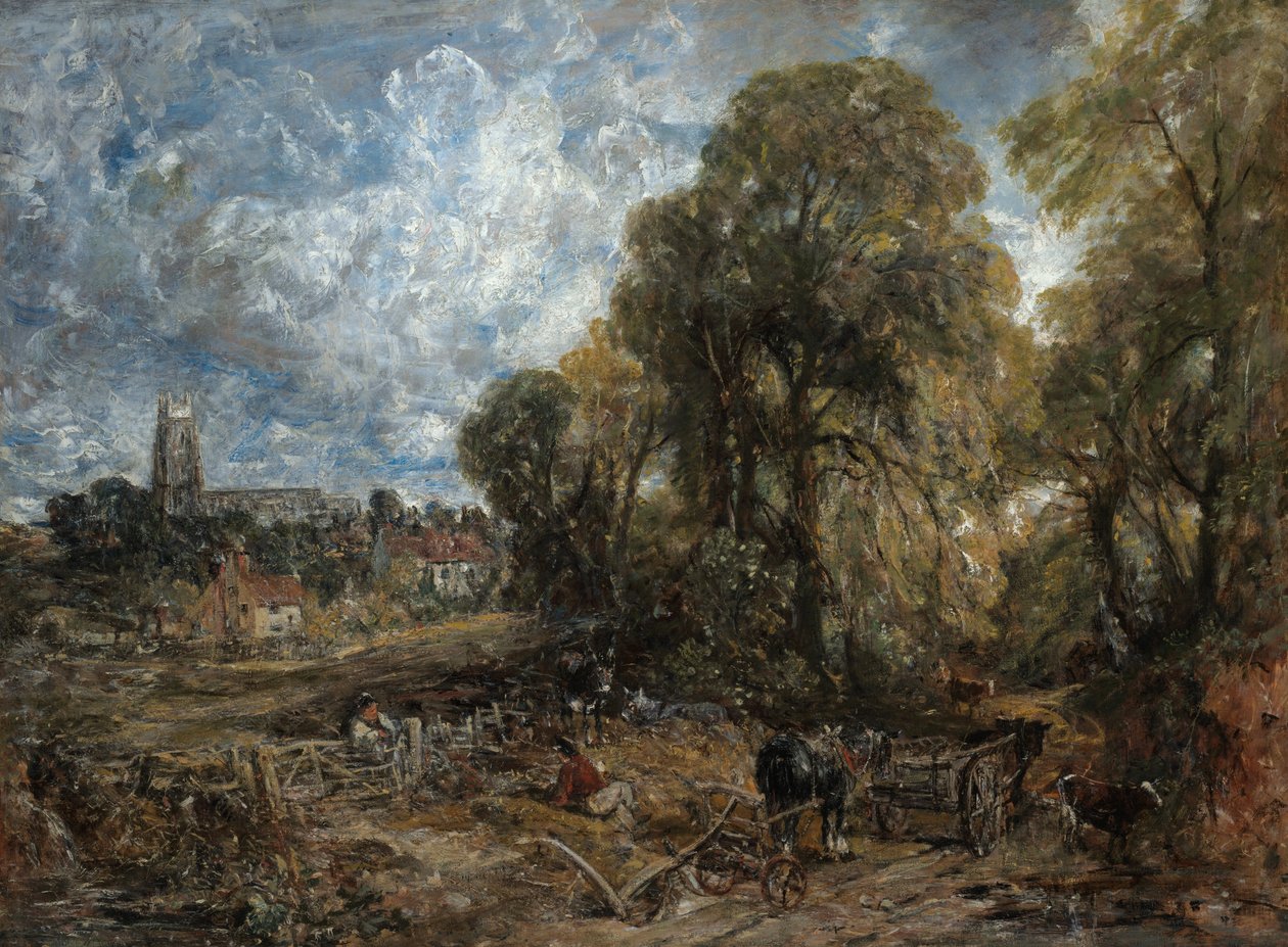 Stoke-by-Nayland av John Constable