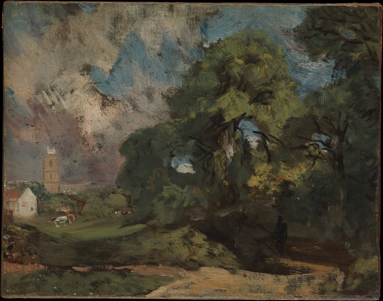 Stoke-by-Nayland av John Constable