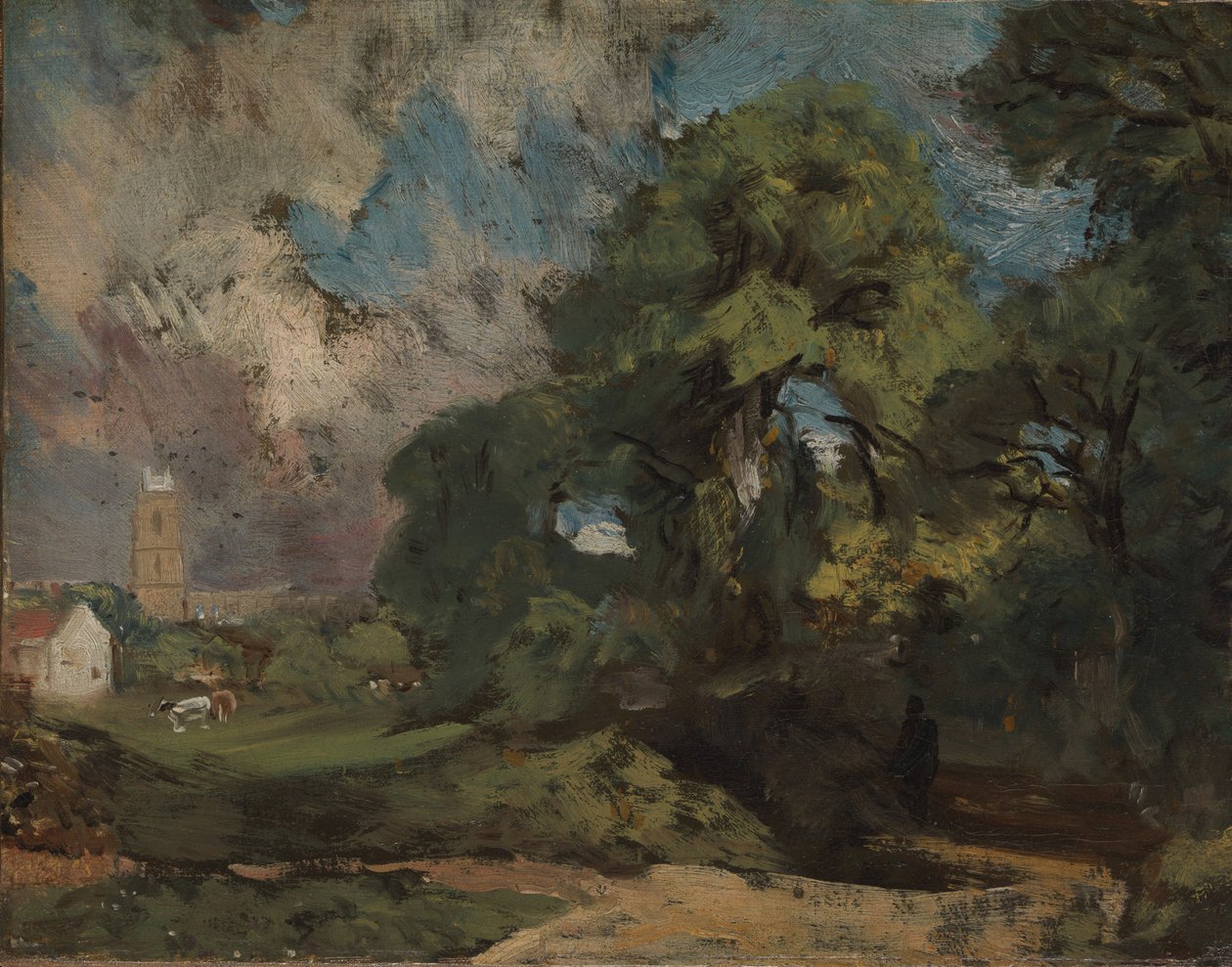 Stoke-by-Nayland, ca 1810-11 av John Constable