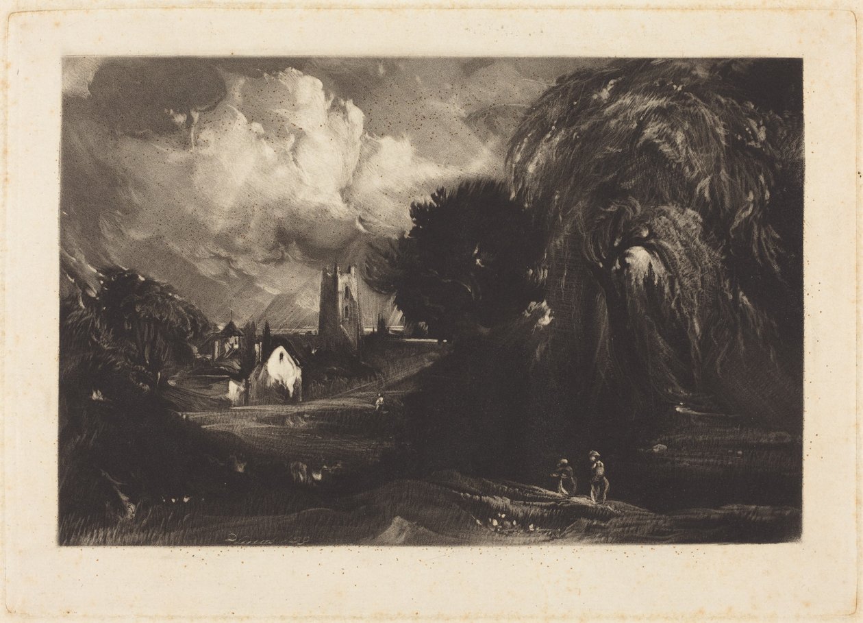 Stoke-by-Neyland av John Constable