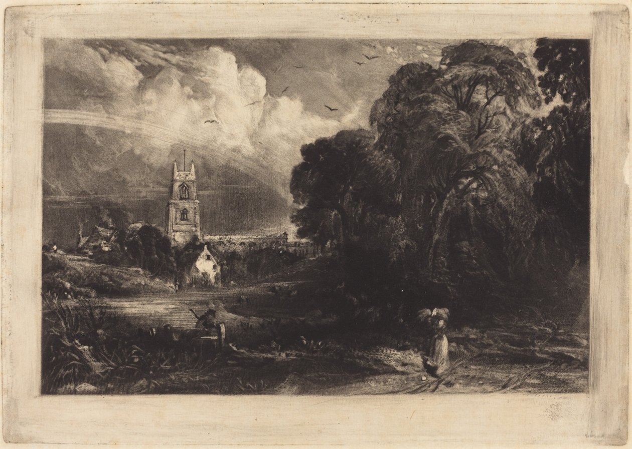 Stoke-by-Neyland av John Constable