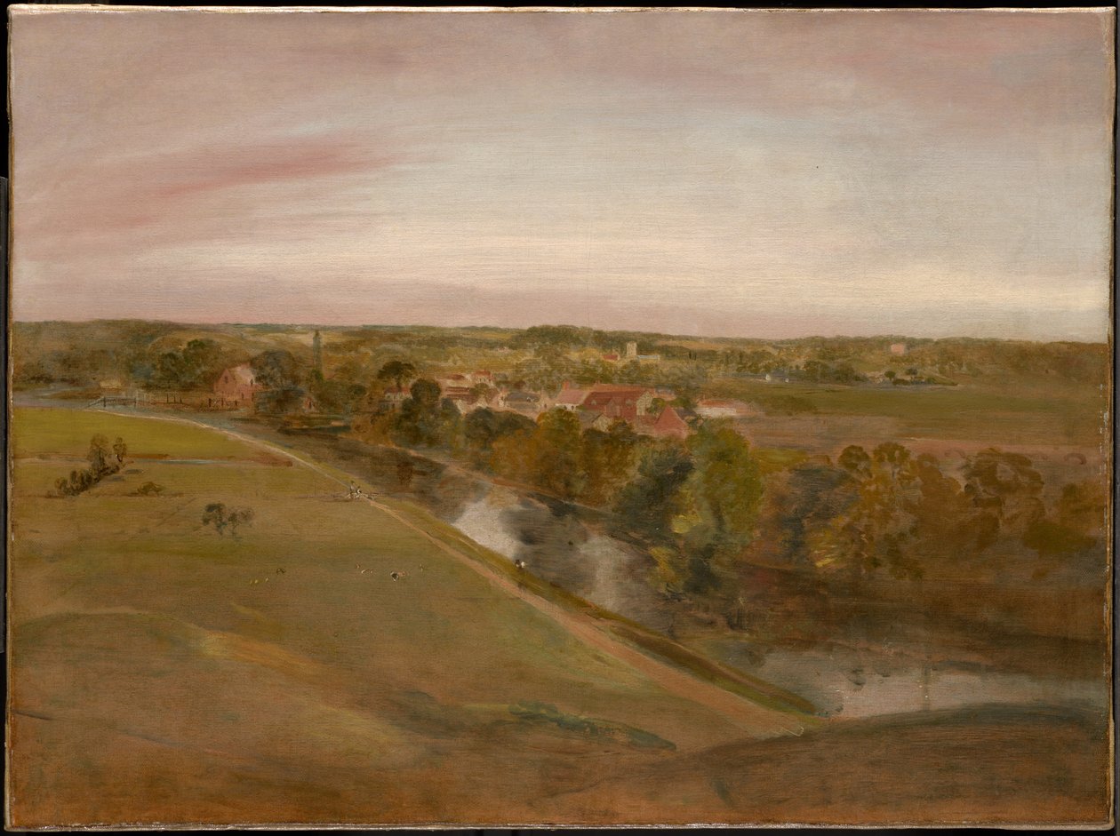 Stratford Saint Mary från Coombs av John Constable