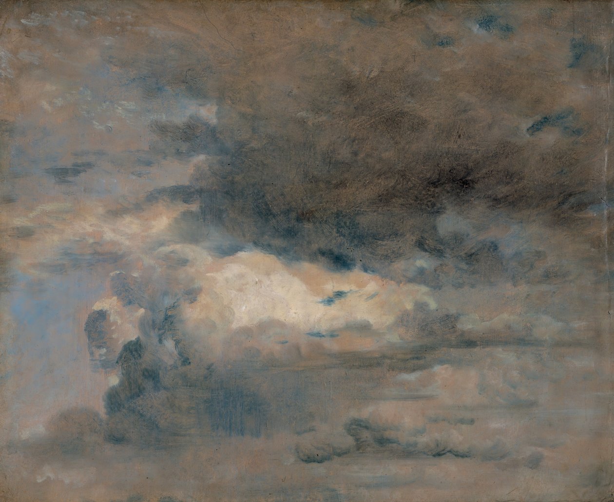 Studie av moln - kvällen den 31 augusti 1822. av John Constable