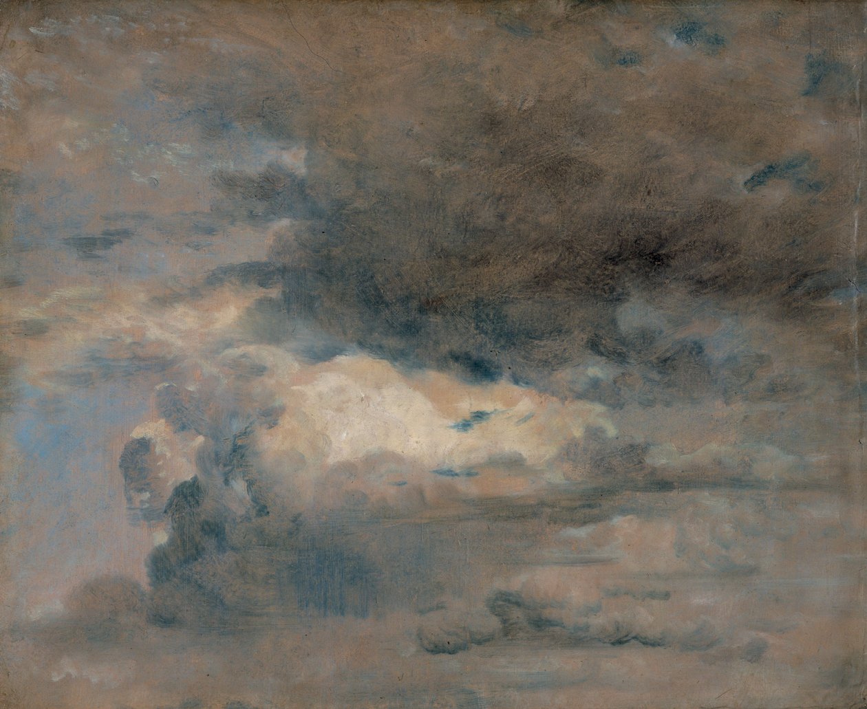 Study of Clouds - Kväll, 31 augusti 1822 av John Constable