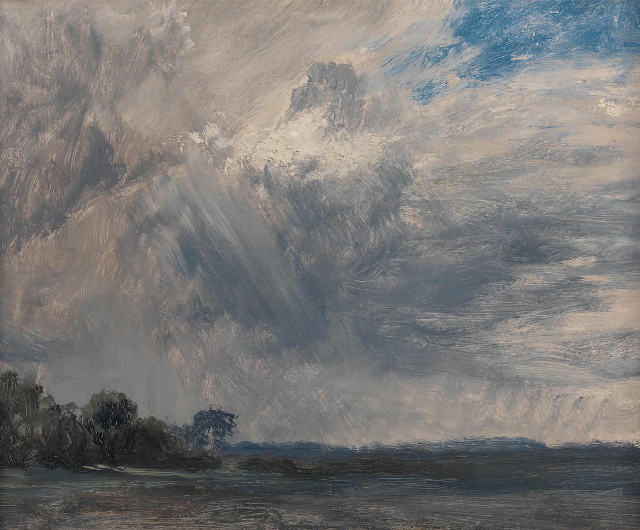 Studie av en molnig himmel, ca. 1825. av John Constable