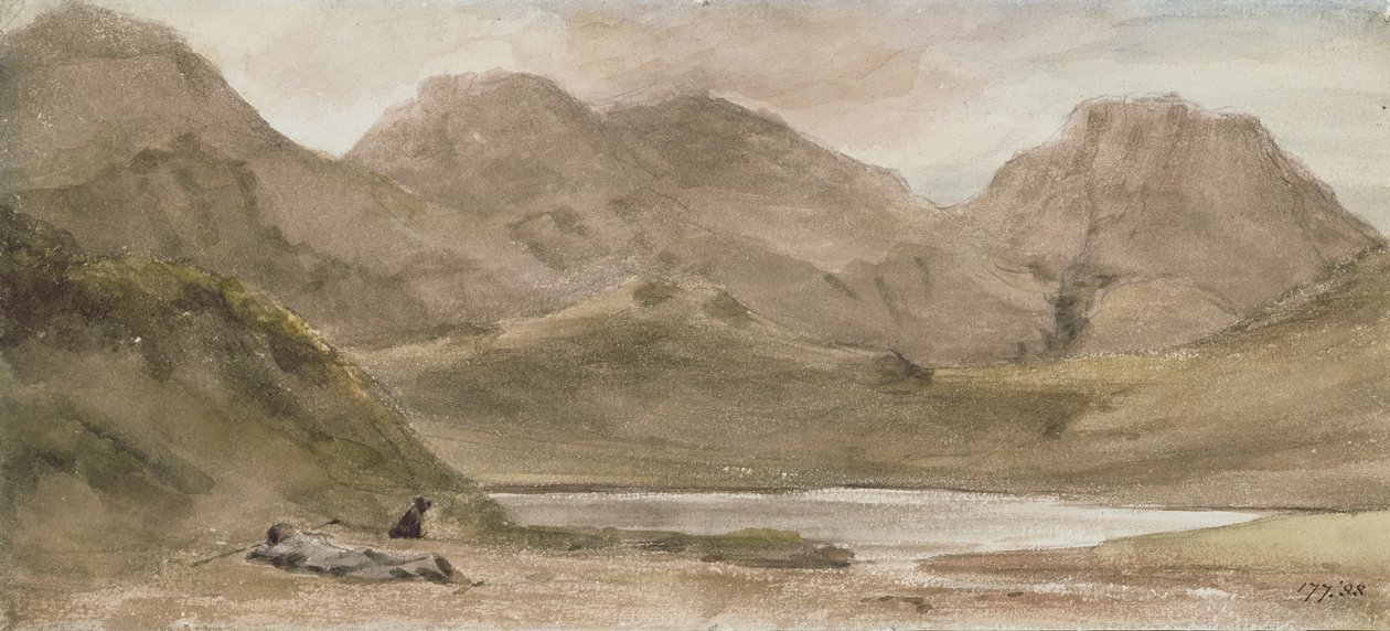 Sty Head Tarn, 12 oktober 1800 av John Constable