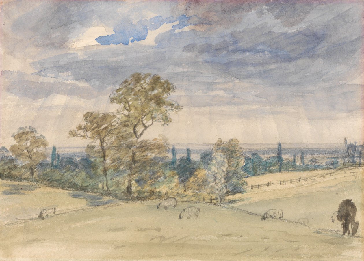 Landskap i Suffolk av John Constable