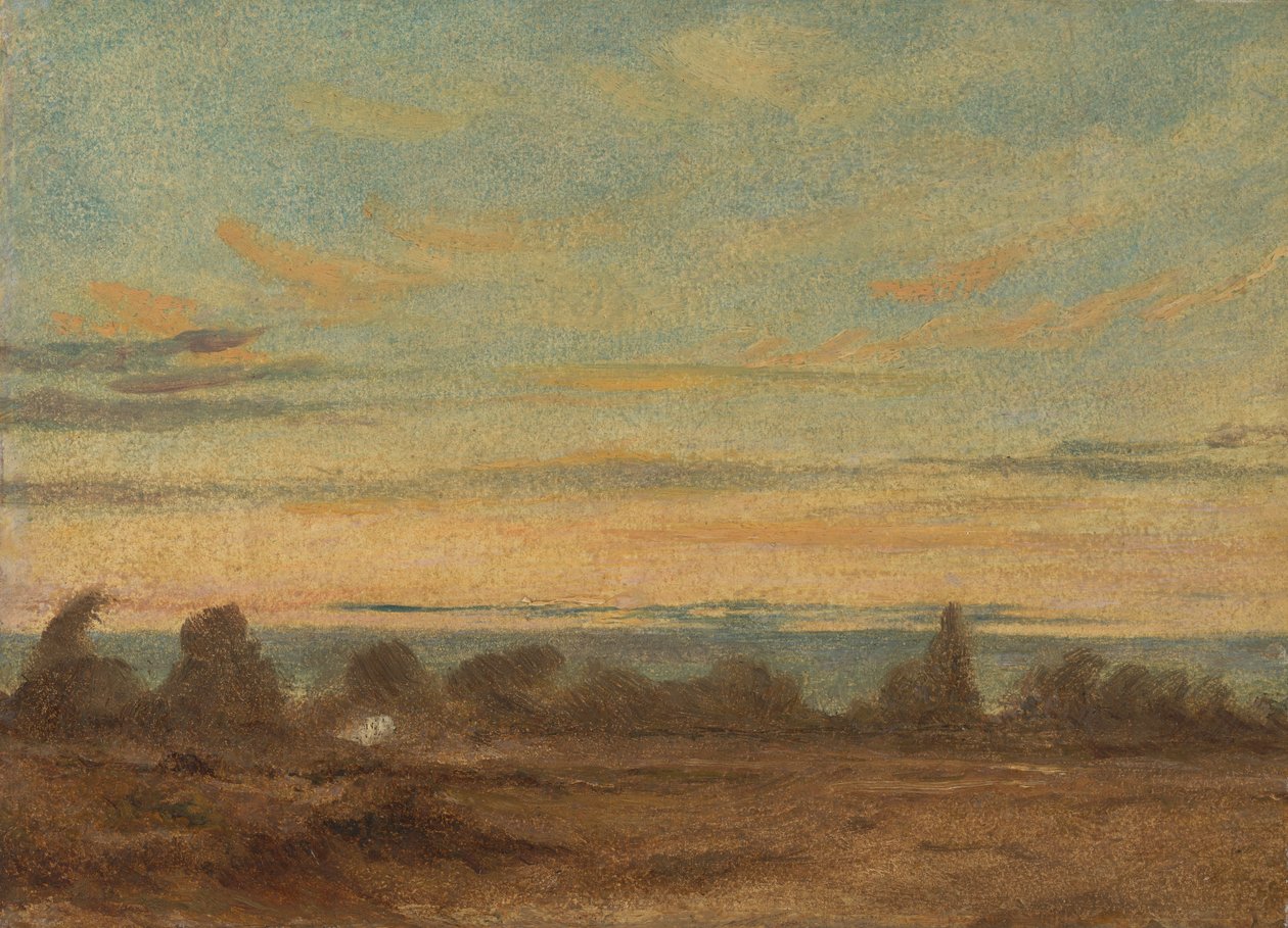 Sommar - kvällslandskap av John Constable