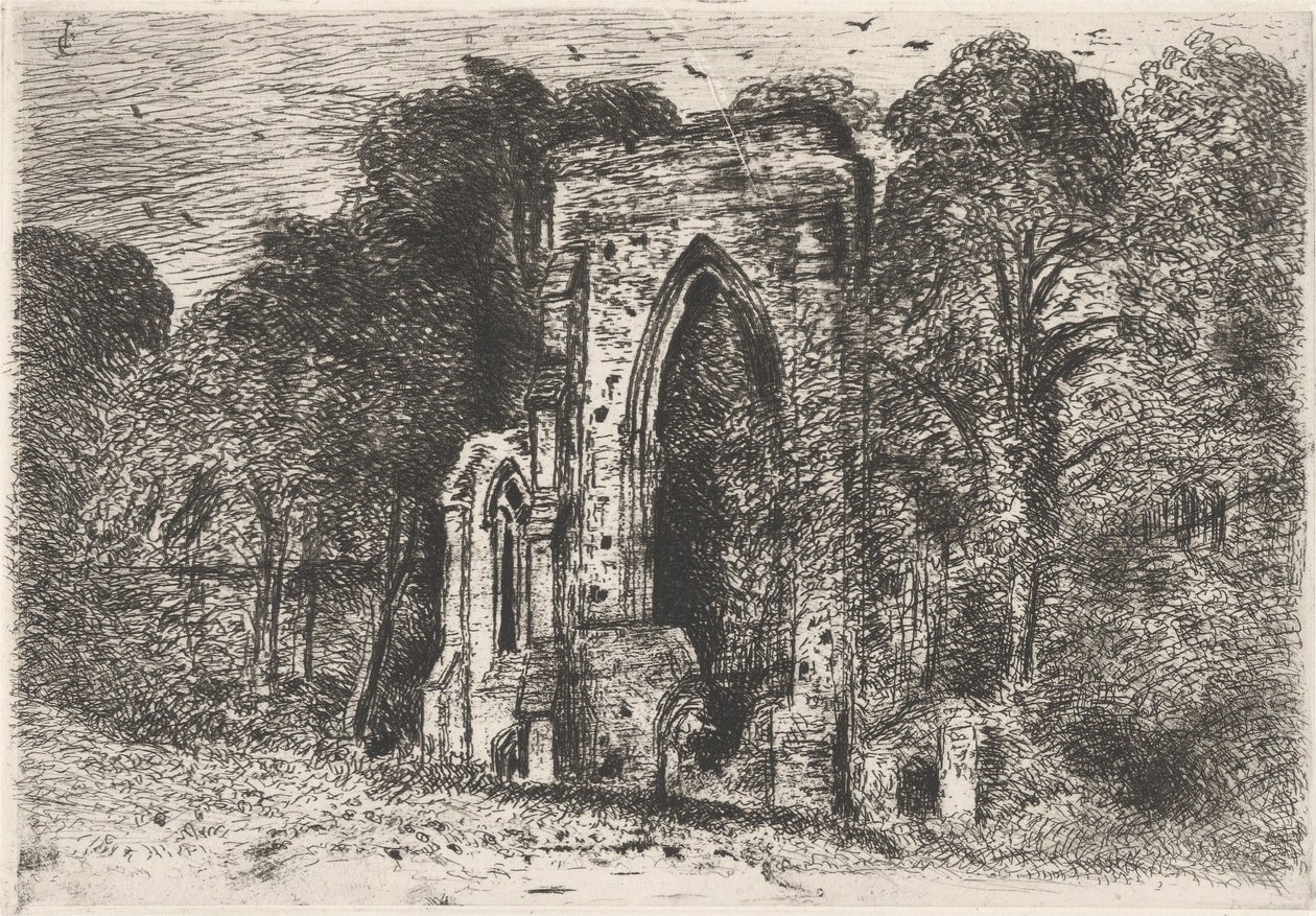 Ruinerna av Netley Abbey av John Constable