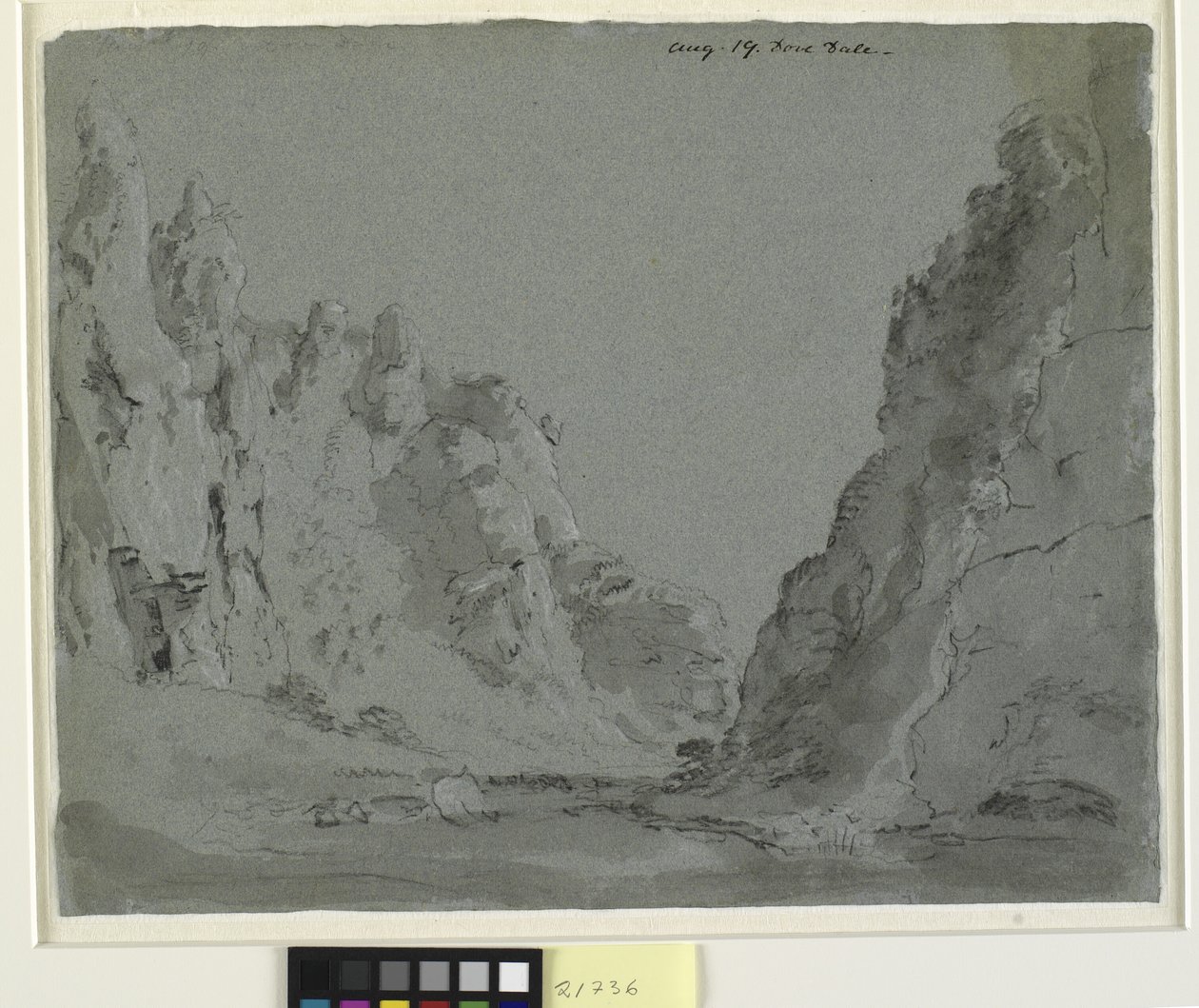 Dallandskap. Duva Dale av John Constable