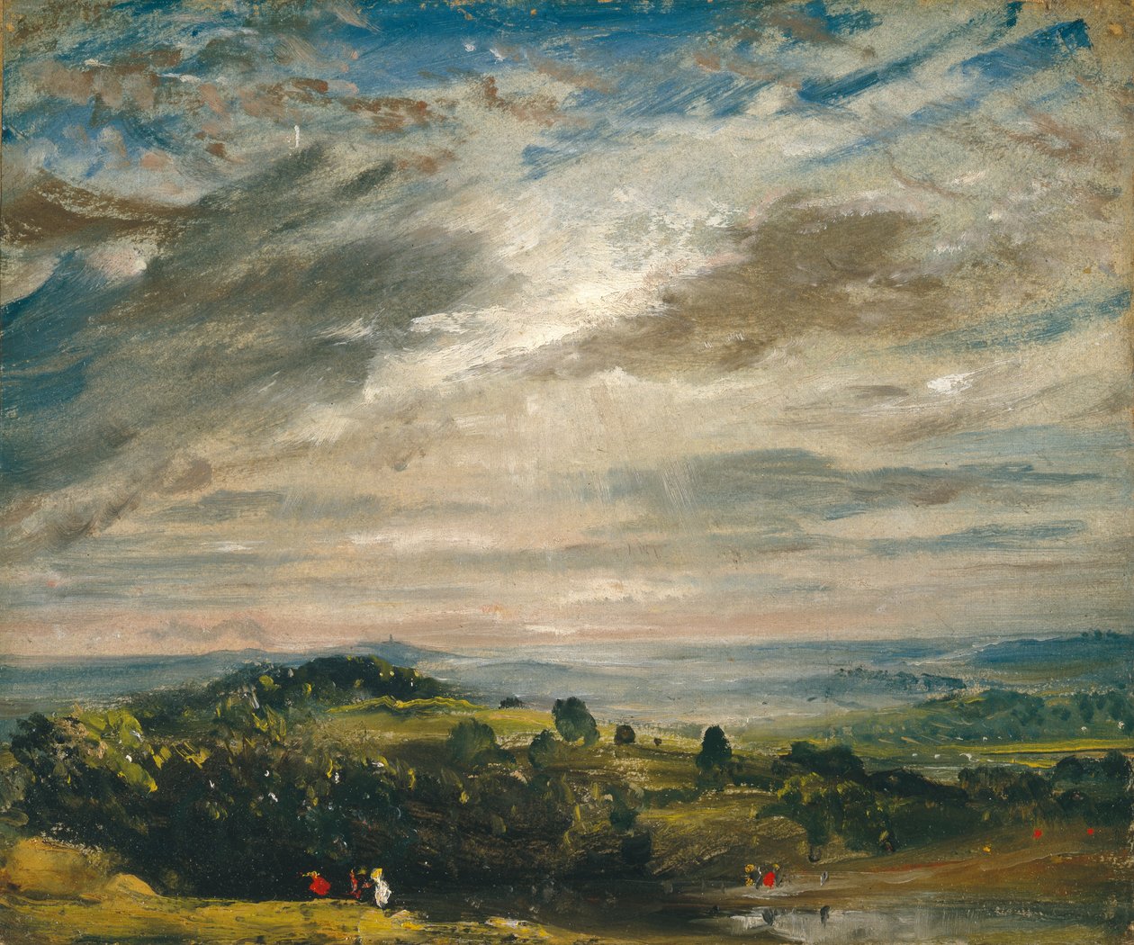 Utsikt från Hampstead Heath, mot Harrow av John Constable