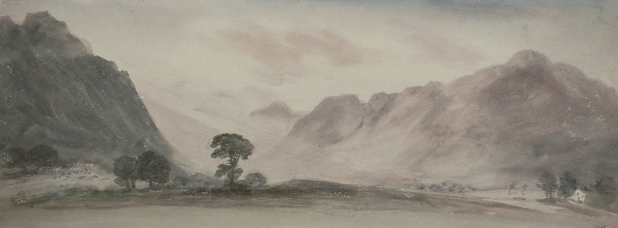 Utsikt i Borrowdale av John Constable