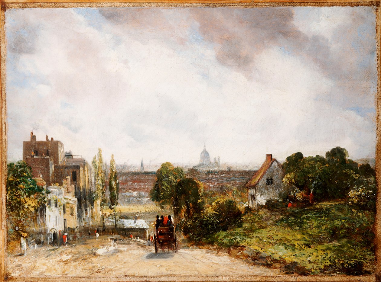 Utsikt över staden London från Sir Richard Steele