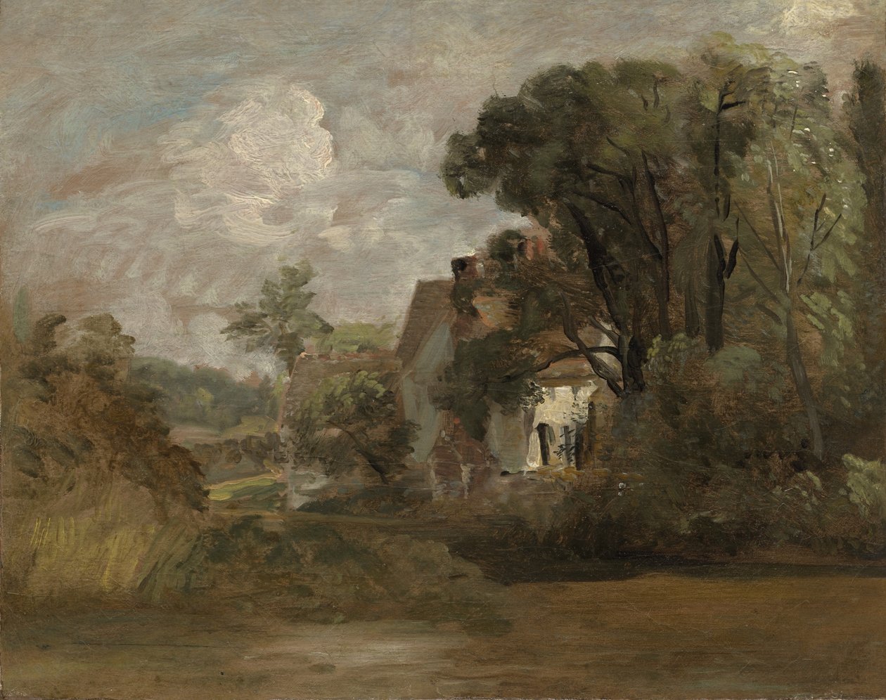 Willy Lotts hus, ca 1812-13 av John Constable