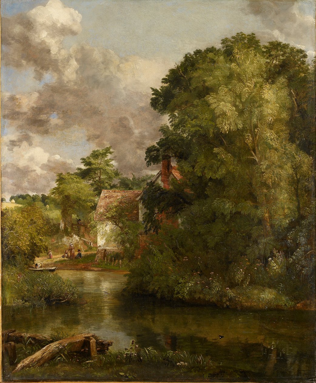 Willy Lotts hus från Stour The Valley Farm, c1816-1818 av John Constable