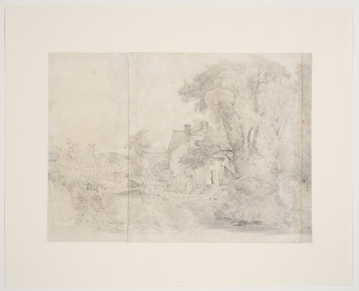 Willy Lotts hus, East Bergholt, ca 1812-13 (grafit på papper) av John Constable