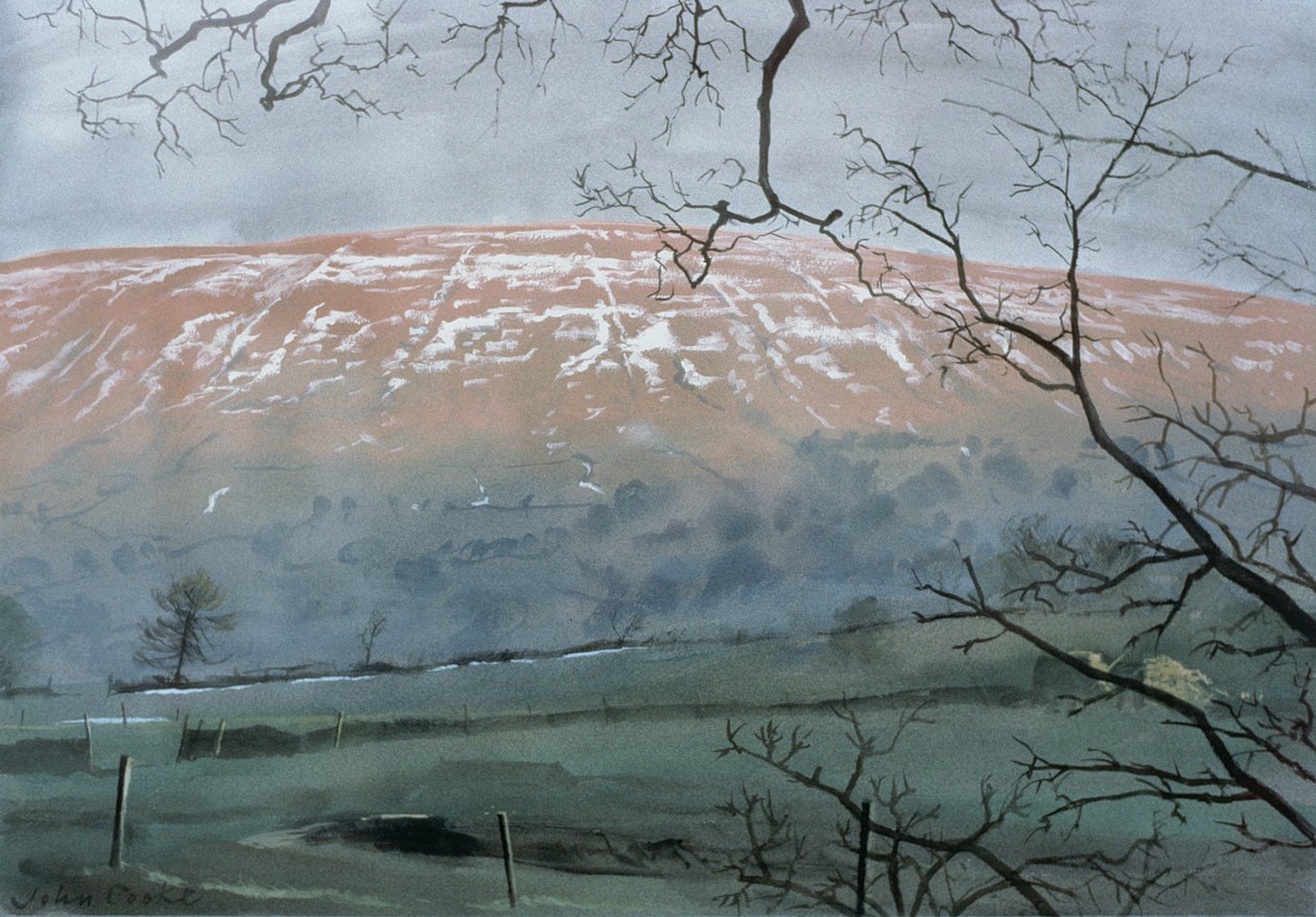 Rise Hill i december 1991 (gouache) av John Cooke