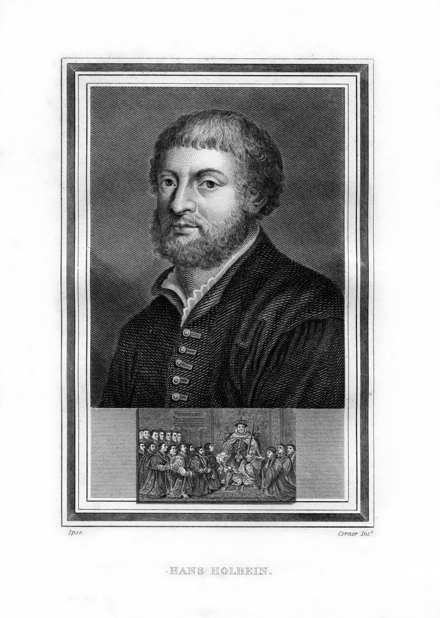 Hans Holbein den yngre, tysk nordrenässansmålare, 1825. av John Corner