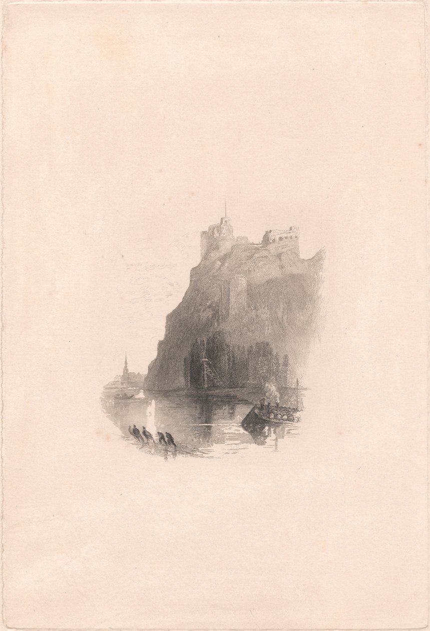 Chateau Gaillard, från söder av John Cousen