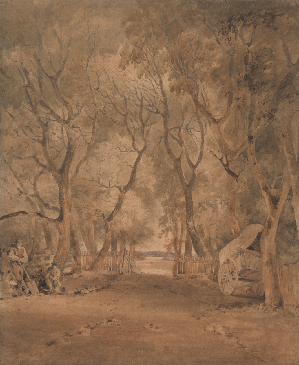 Norwich Swedish の近く、Earlham Park への入り口 av John Crome