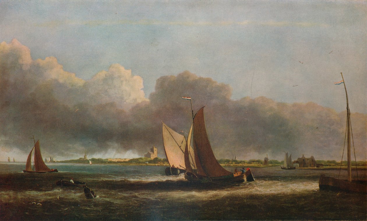Utsikt över Maas, c1799 av John Crome