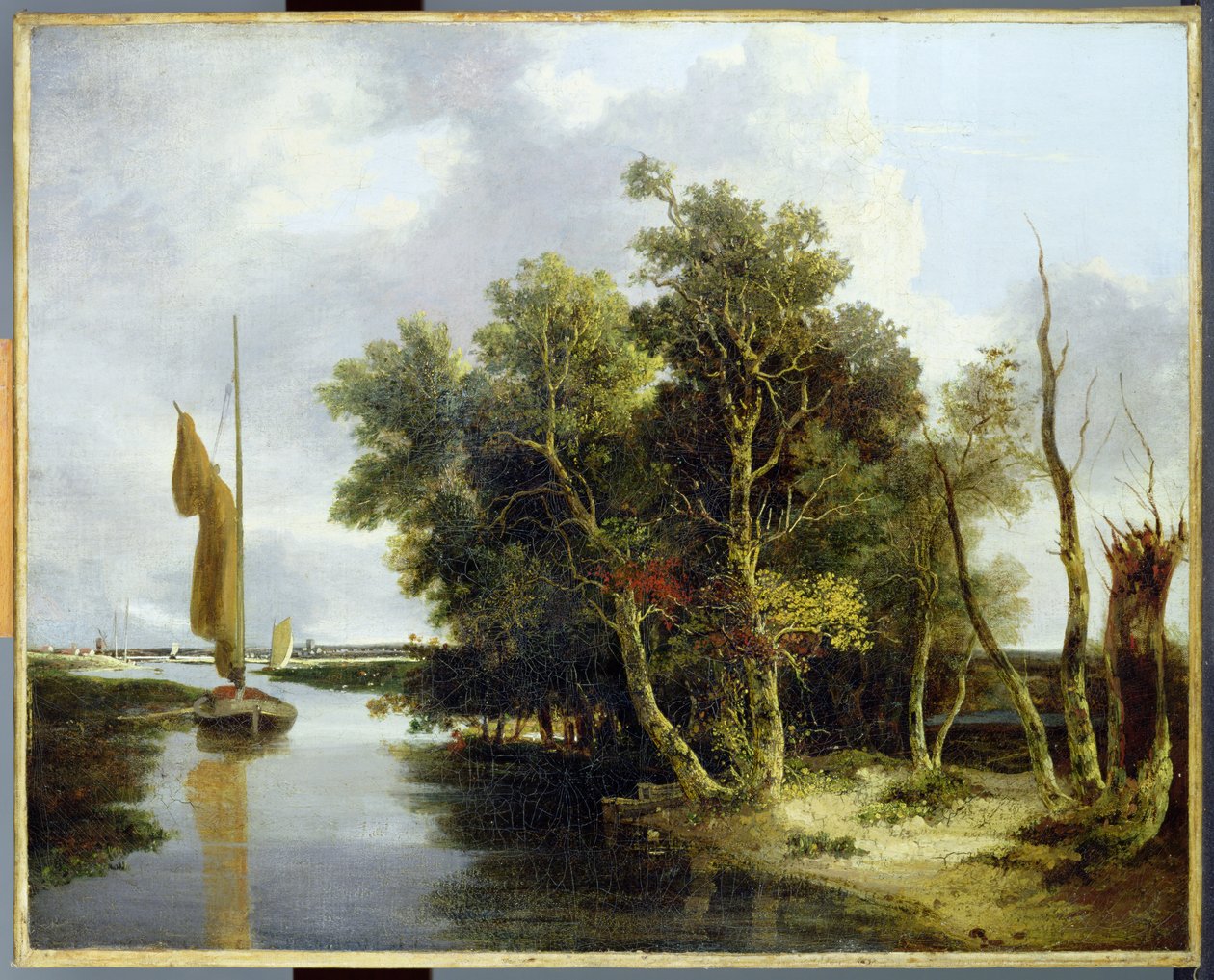 Wrries on the Yare (olja på duk) av John Crome