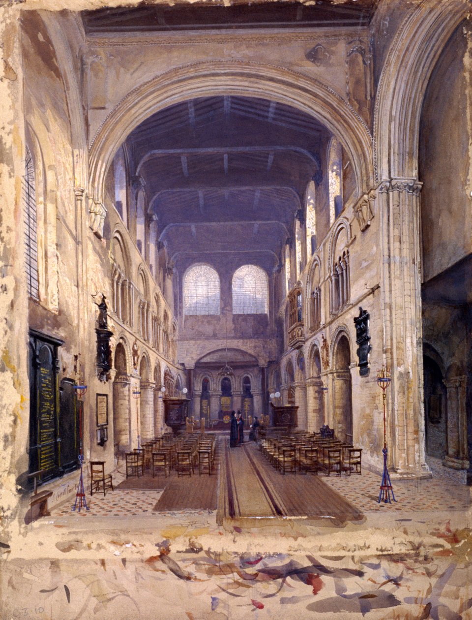 Interiör av St Bartholomew