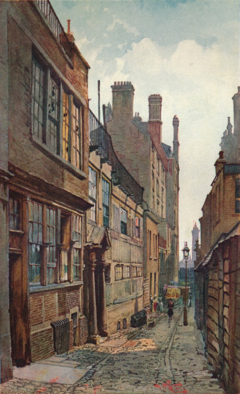 Strand Lane, Ser mot floden, 1926 av John Crowther