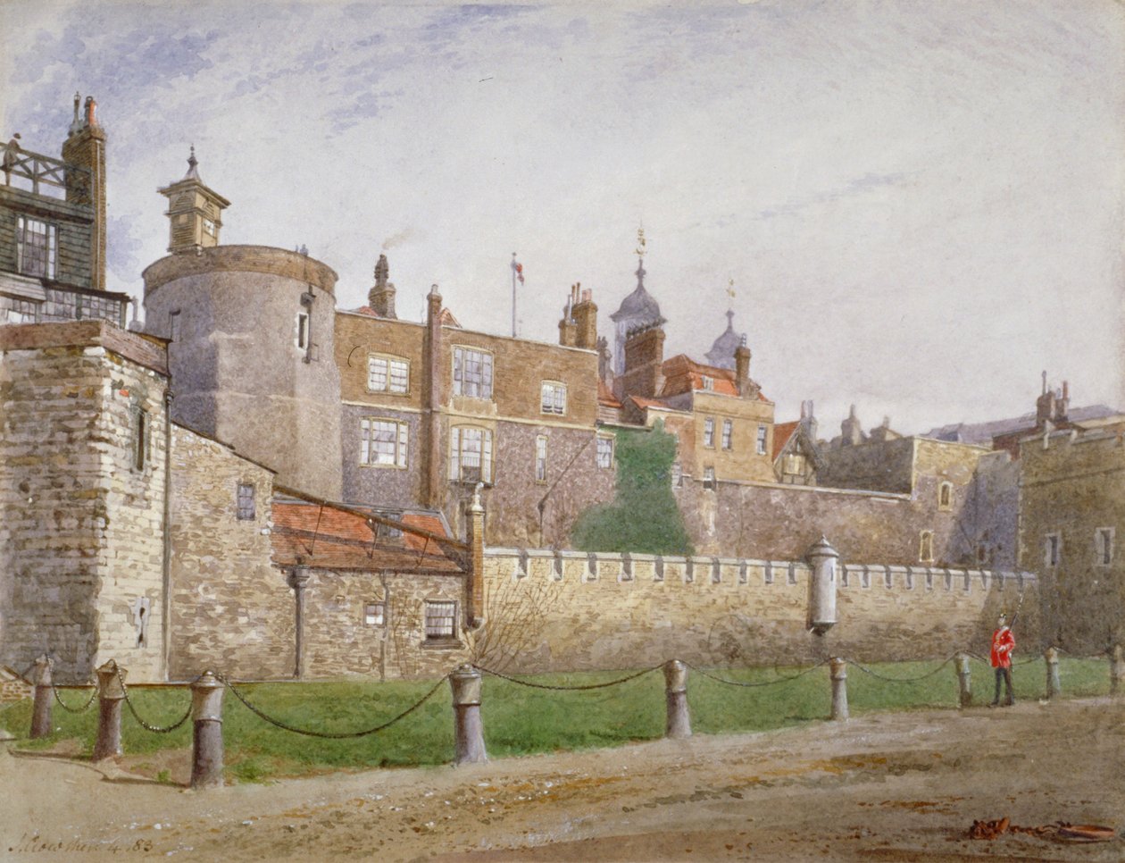 Tower of London, Stepney, London, 1883 av John Crowther