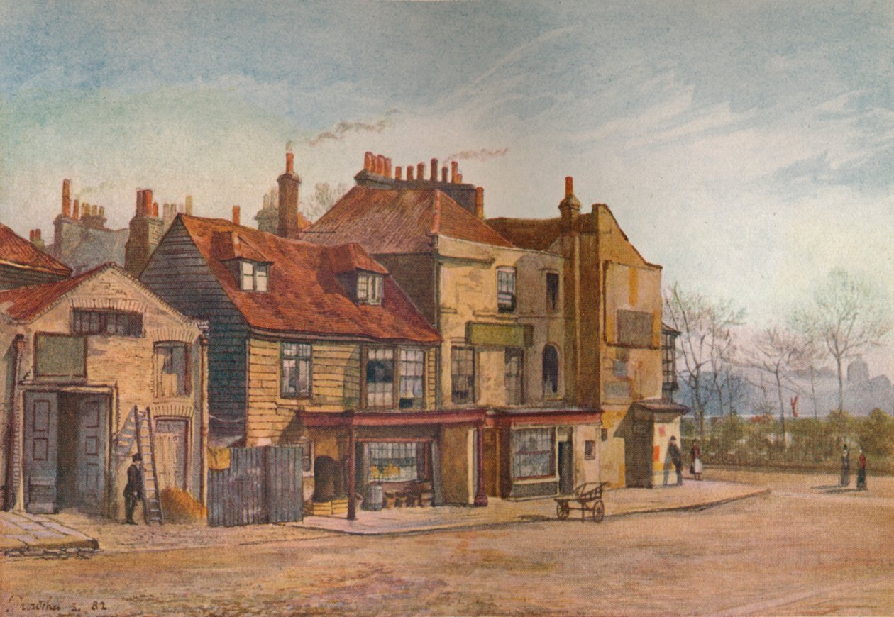 Utsikt över Lawrence Street, Chelsea, London, 1882 av John Crowther